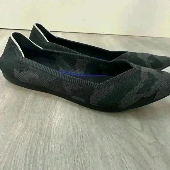 Rothy’s gray camo print points pointed toe flats size 8 - Picture 5 of 7